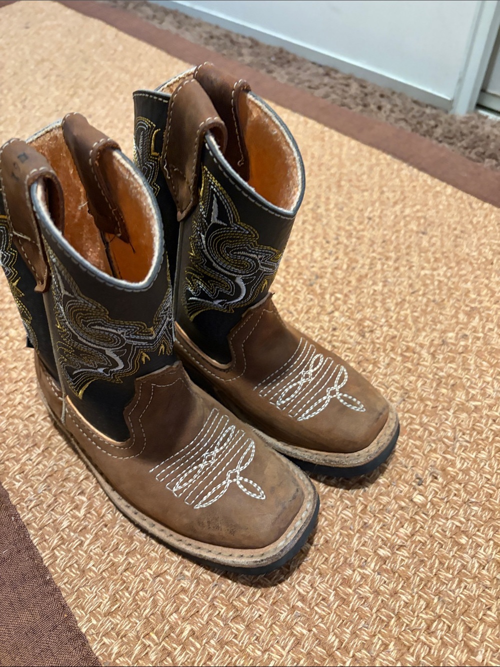 Kids Brown Cowboy Boots - Classic Western Style